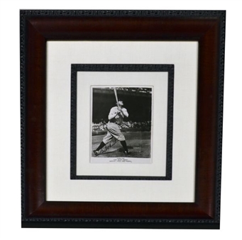 Stunning 1947 Babe Ruth Autographed Ford Motor Co. American Legion Photo 